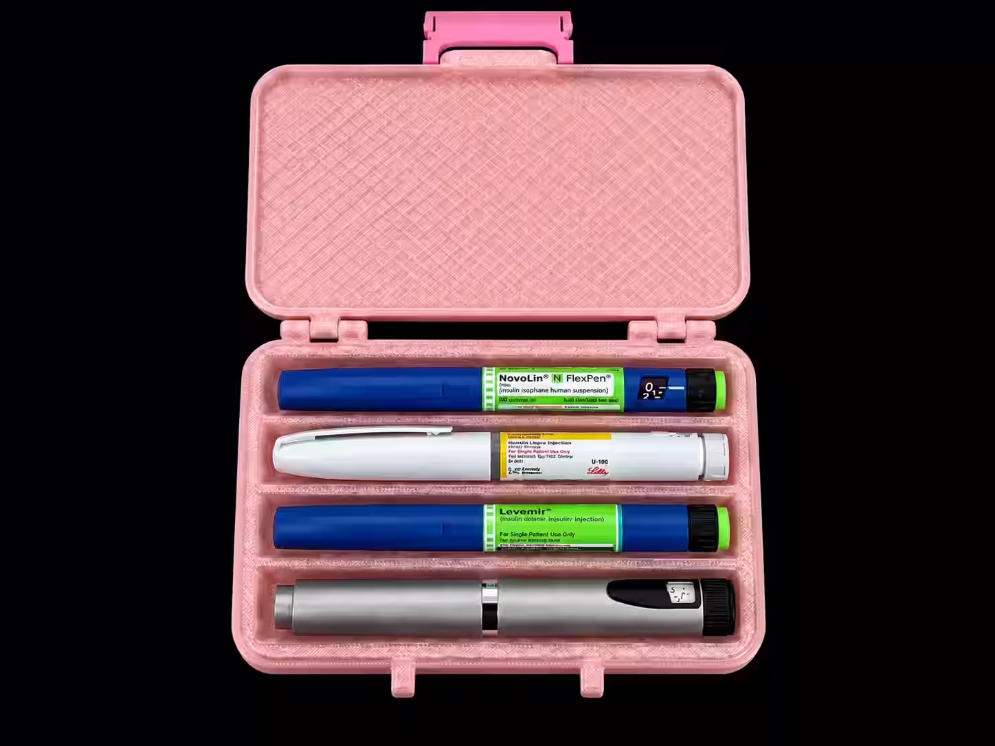 Insulin / Peptide Pen Case – 4-Slot Design